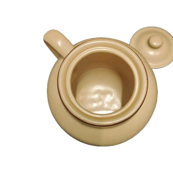 Vintage Pfalzgraff Village Bean Pot W/Handle & Lid #70 Retired Pattern Crazing - Picture 10 of 13